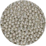 hrustljave cokoladne perlice metalic silver funcakes 60g 1
