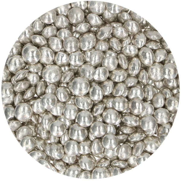 perlice cokoladni bonboni metallic silver 1