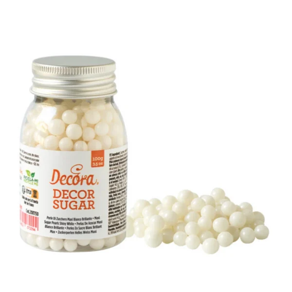 sladkorne perlice bele velike 100g decora
